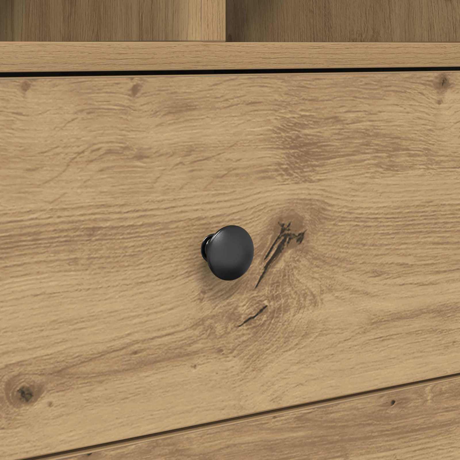 Scrivania con cassetto con lo scaffale 2 pcs Rovere artigianale