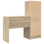 Scrivania con cassetto con lo scaffale 2 pcs Rovere Sonoma