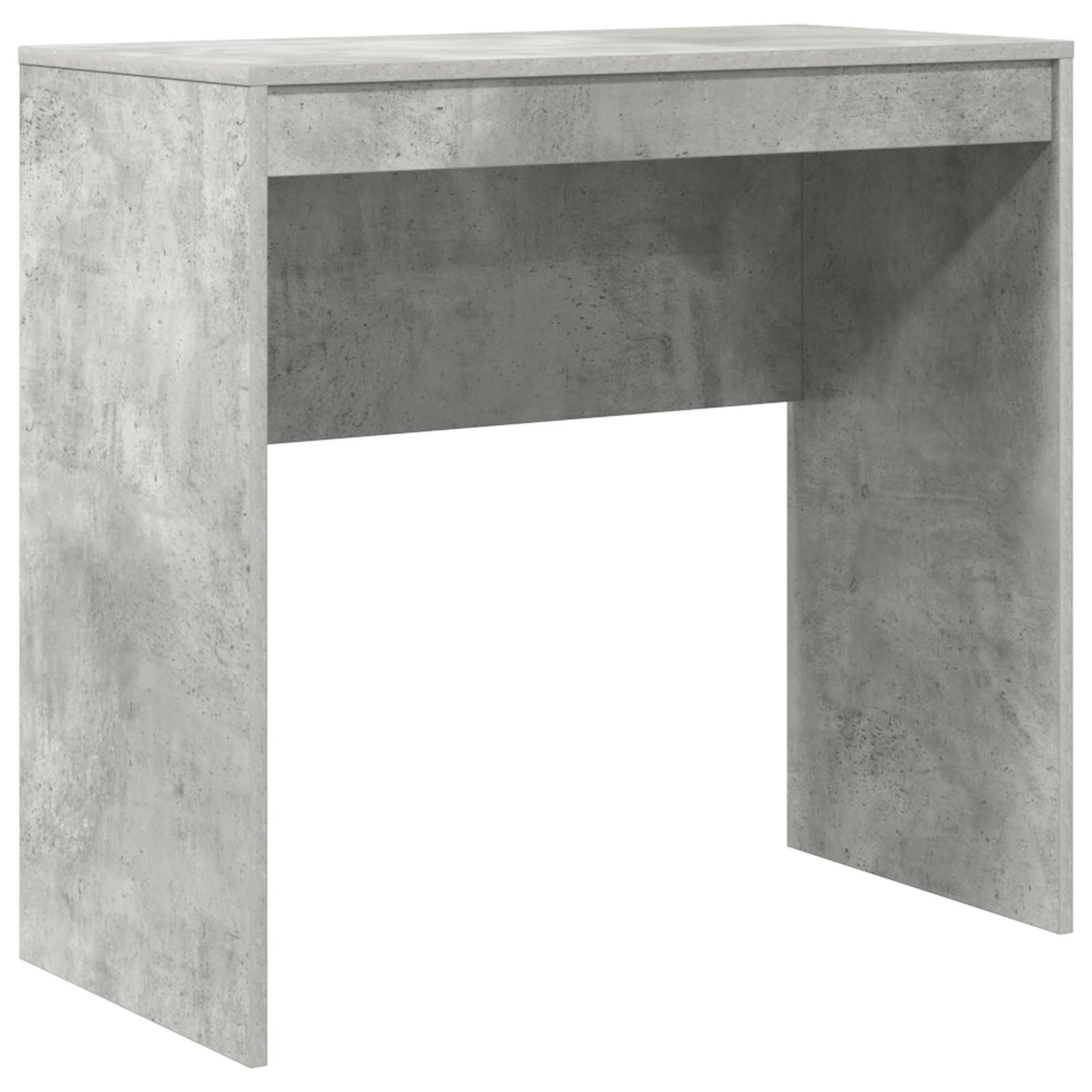 Scrivania con cassetto con lo scaffale 2 pcs Grigio cemento