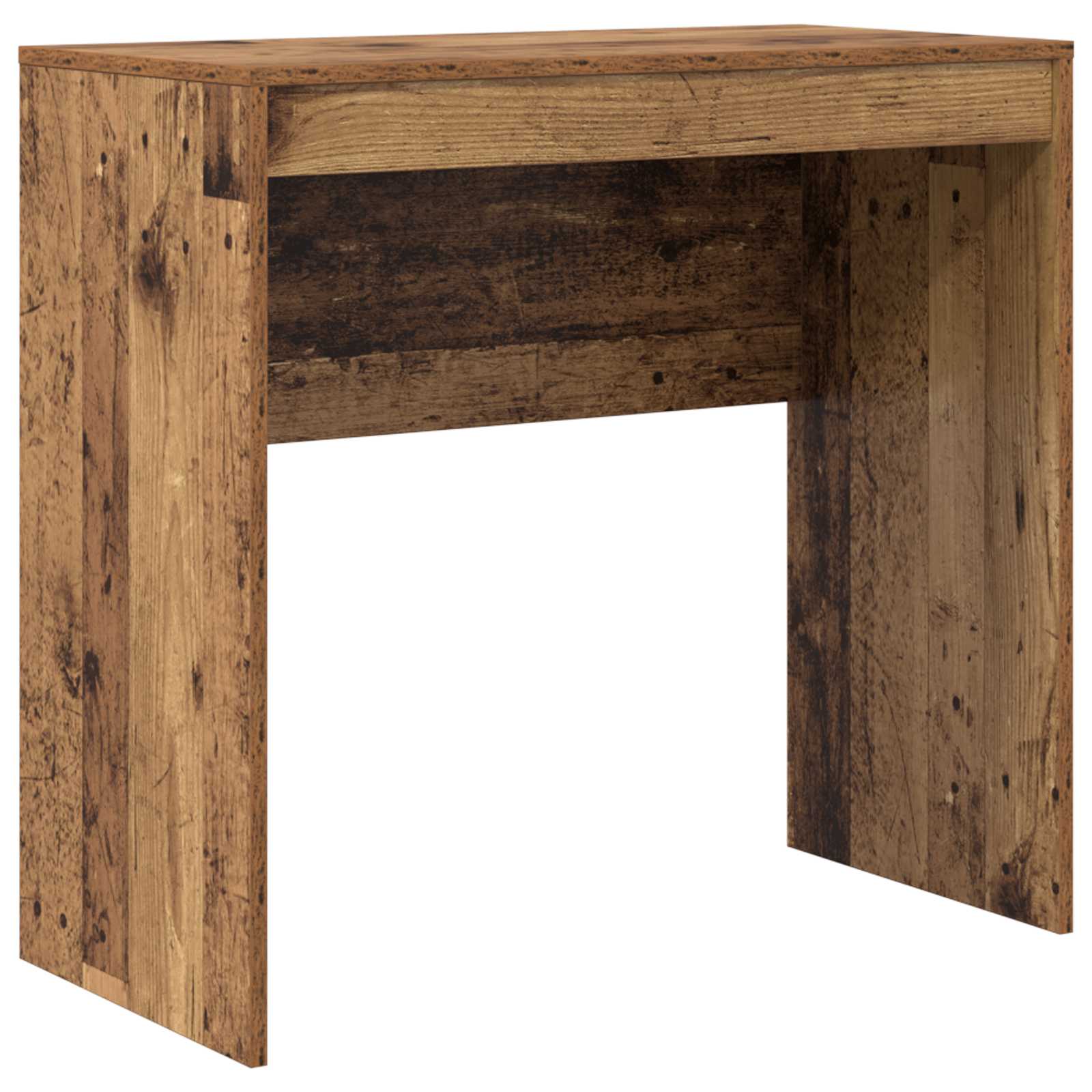 Scrivania con cassetto con lo scaffale 2 pcs Legno vecchio