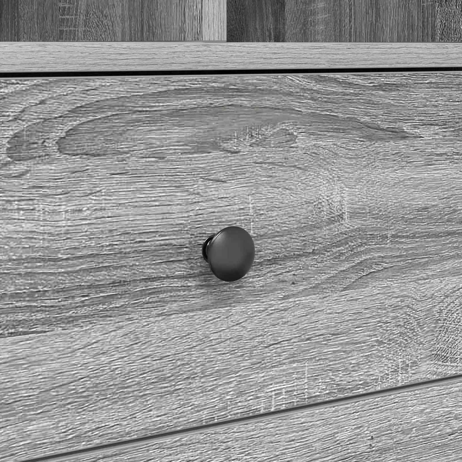 Scrivania con cassetto con lo scaffale 2 pcs Grigio Sonoma