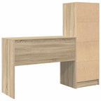 Scrivania con cassetto con lo scaffale 2 pcs Rovere Sonoma