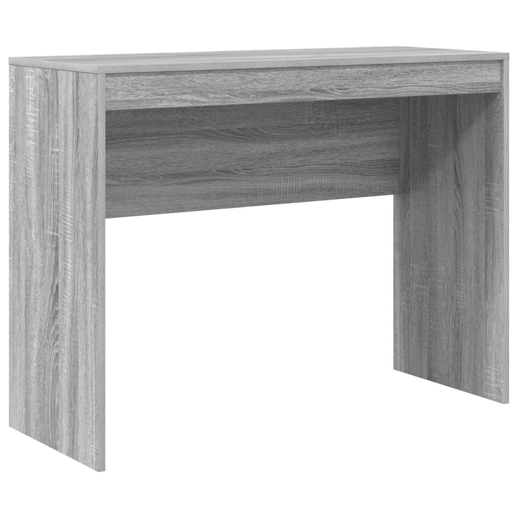 Scrivania con cassetto con lo scaffale 2 pcs Grigio Sonoma