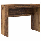 Scrivania con cassetto con lo scaffale 2 pcs Legno vecchio