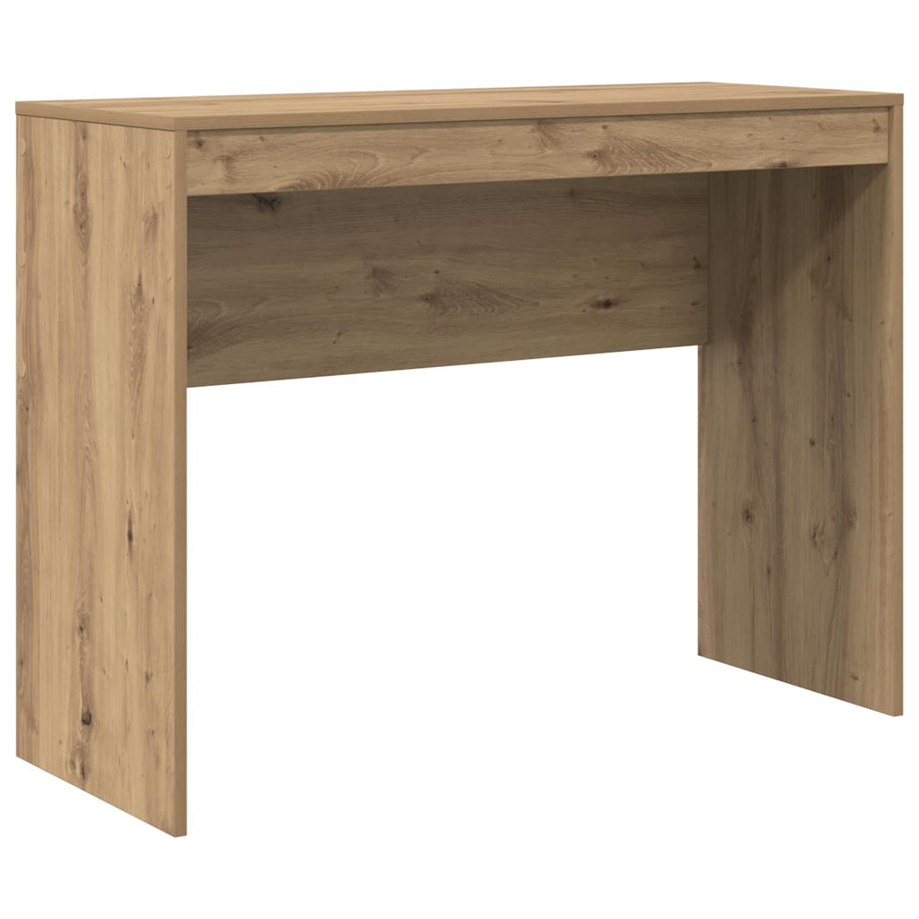 Scrivania con cassetto con lo scaffale 2 pcs Rovere artigianale
