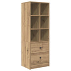 Scrivania con cassetto con lo scaffale 2 pcs Rovere artigianale