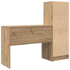 Scrivania con cassetto con lo scaffale 2 pcs Rovere artigianale