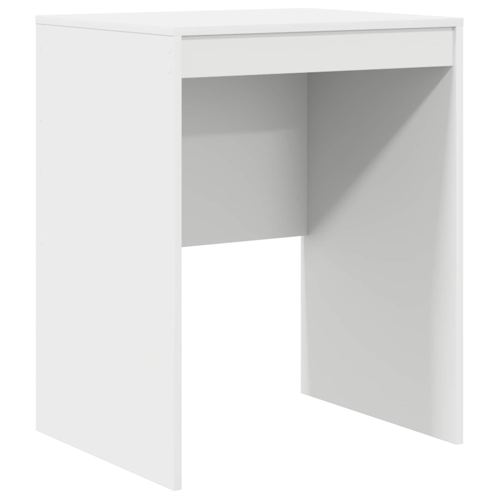 Scrivania con cassetto con lo scaffale 2 pcs Bianco