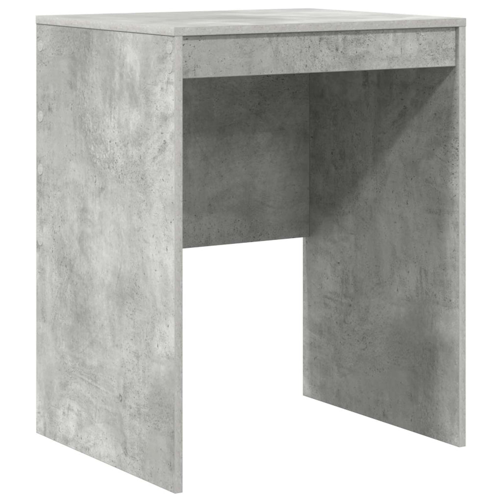 Scrivania con cassetto con lo scaffale 2 pcs Grigio cemento