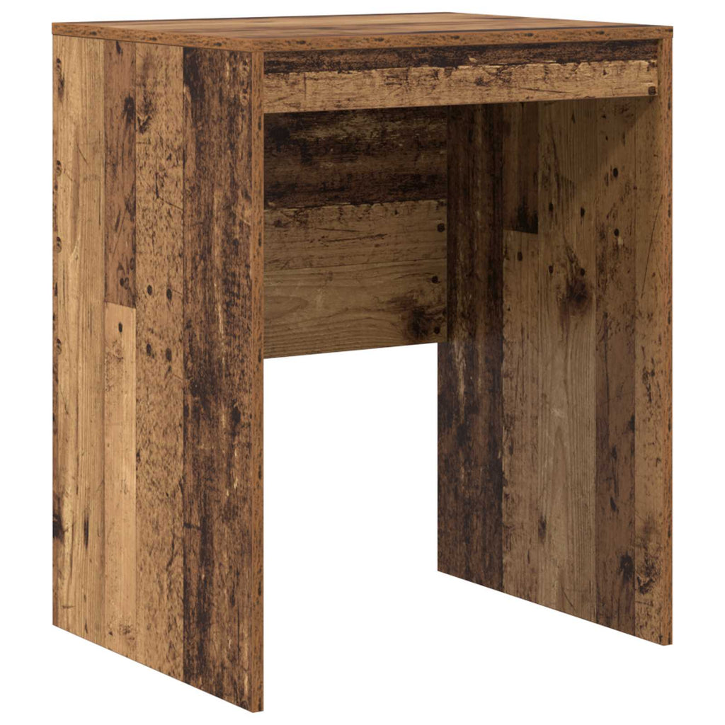 Scrivania con cassetto con lo scaffale 2 pcs Legno vecchio