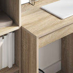 Scrivania con cassetto con lo scaffale 2 pcs Rovere Sonoma