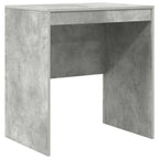 Scrivania con cassetto con lo scaffale 2 pcs Grigio cemento