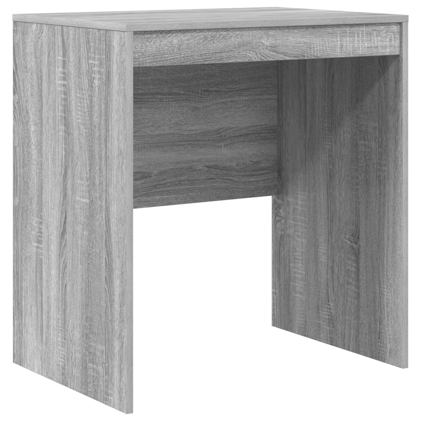 Scrivania con cassetto con lo scaffale 2 pcs Grigio Sonoma