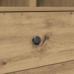 Scrivania con cassetto con lo scaffale 2 pcs Rovere artigianale