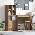 Scrivania con cassetto con lo scaffale 2 pcs Rovere artigianale