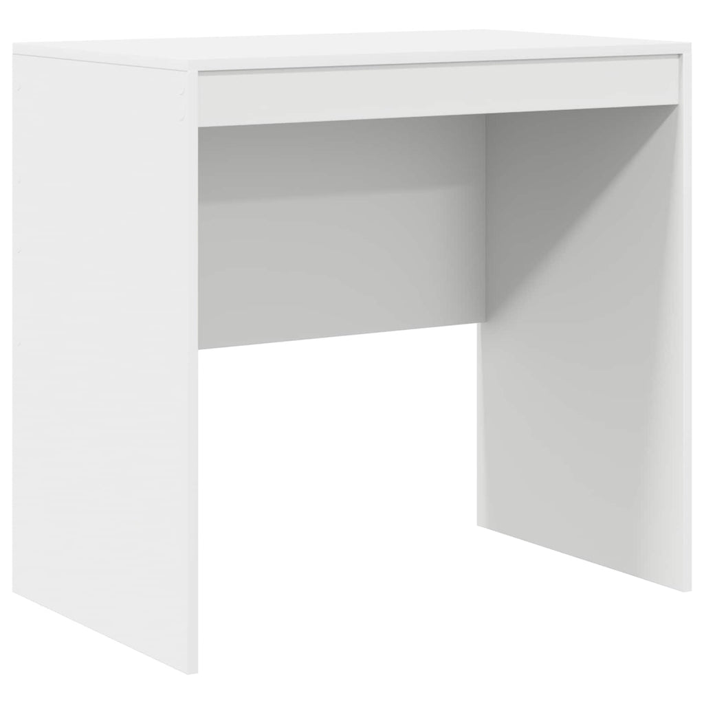 Scrivania con cassetto con lo scaffale 2 pcs Bianco