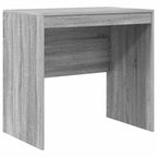 Scrivania con cassetto con lo scaffale 2 pcs Grigio Sonoma