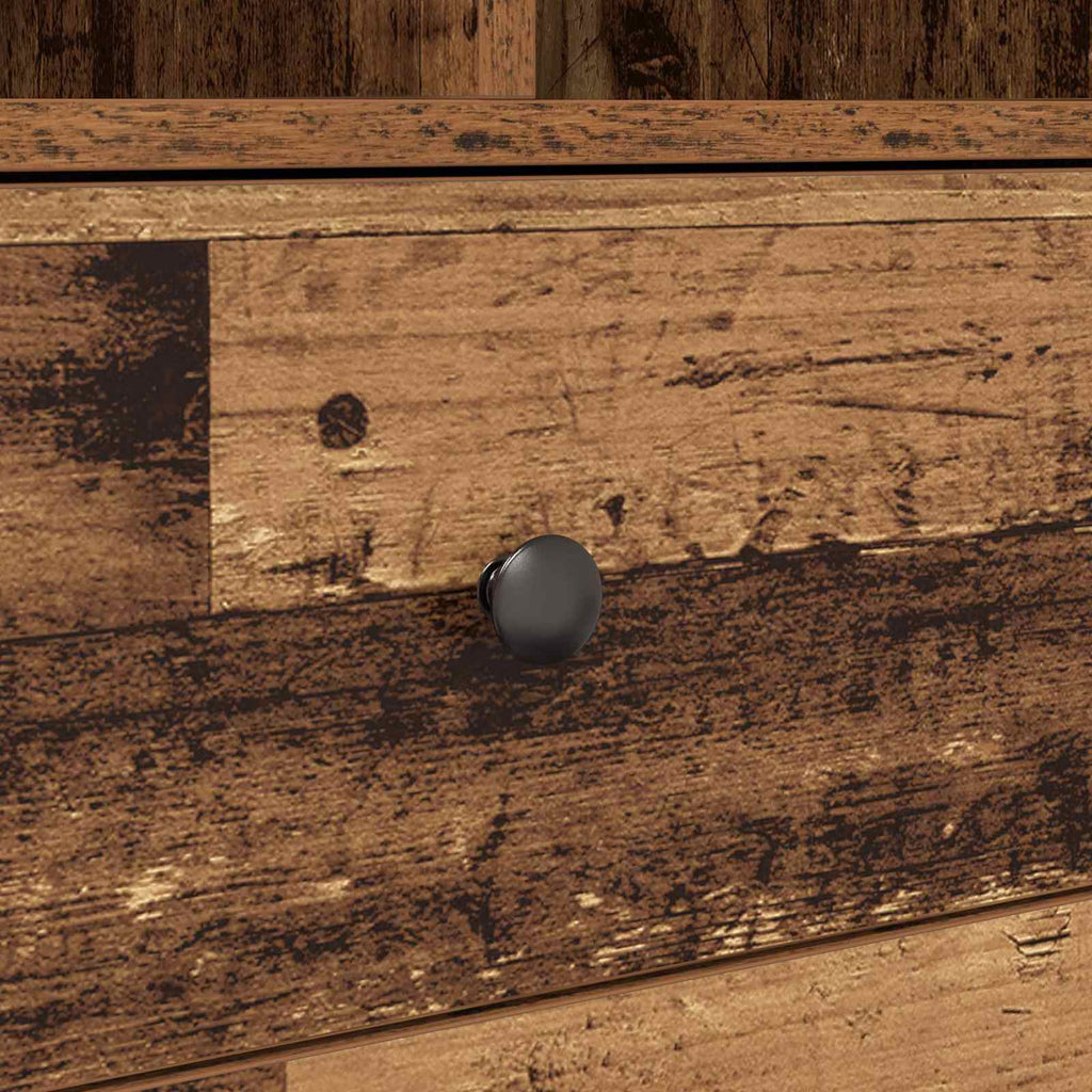 Scrivania con cassetto con lo scaffale 2 pcs Legno vecchio