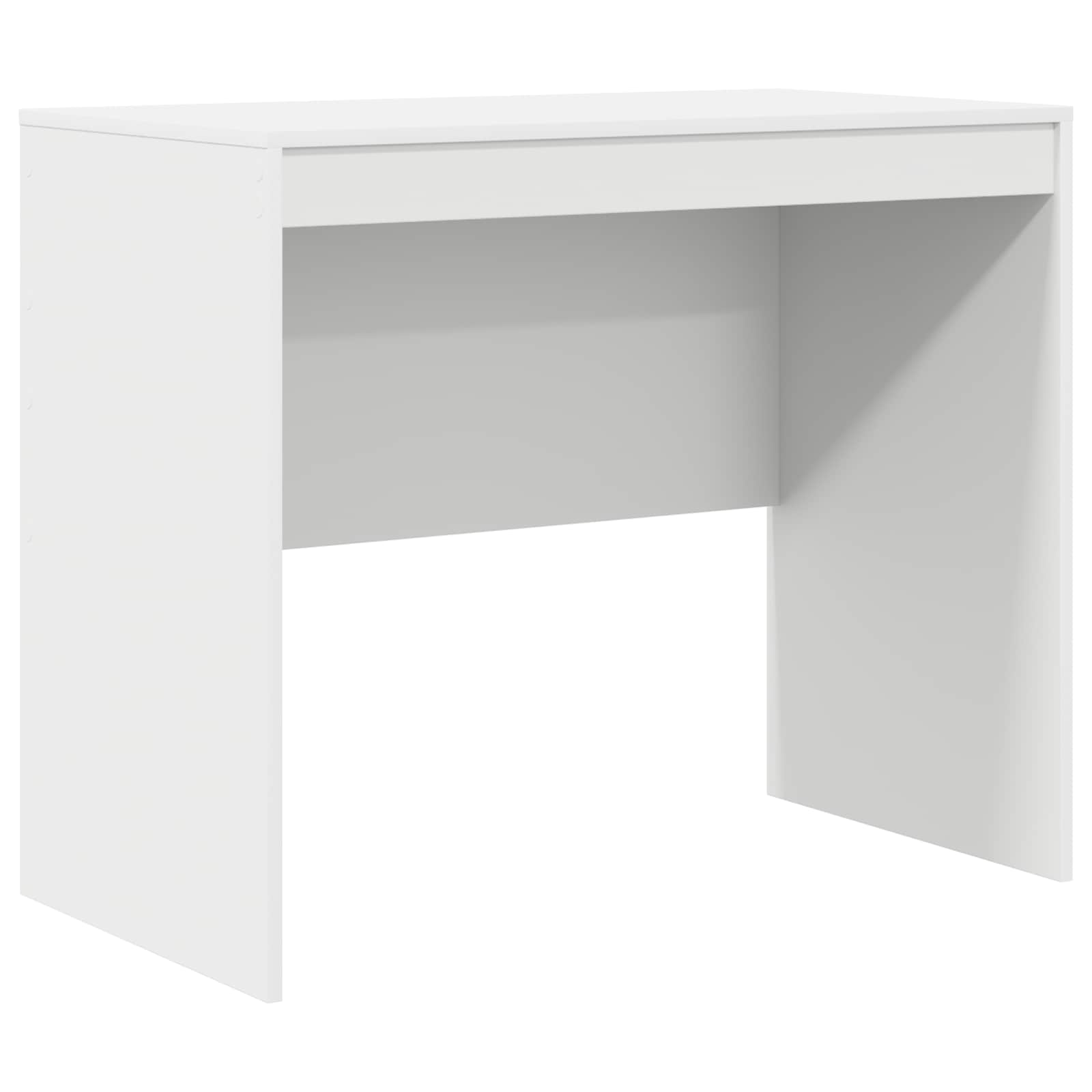 Scrivania con cassetto con lo scaffale 2 pcs Bianco