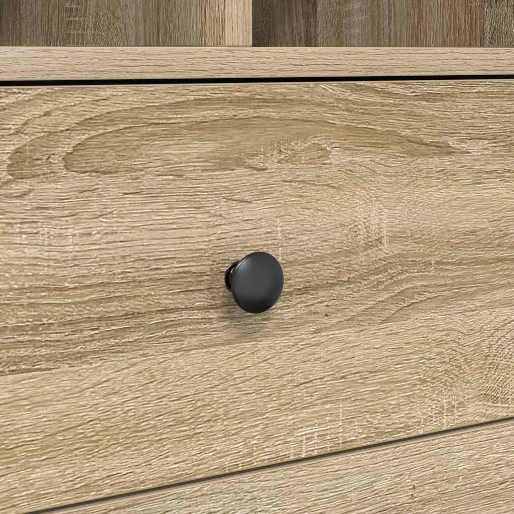 Scrivania con cassetto con lo scaffale 2 pcs Rovere Sonoma