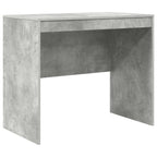 Scrivania con cassetto con lo scaffale 2 pcs Grigio cemento