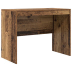 Scrivania con cassetto 2 pcs Legno vecchio