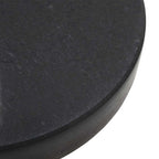 Base per ombrellone 30kg Nero Granito e Acciaio Inossidabile