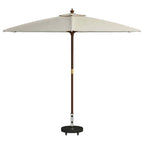 Base per ombrellone 30kg Nero Granito e Acciaio Inossidabile