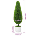 Pino Artificiali Verde 24 x 24 x 90 cm Plastica