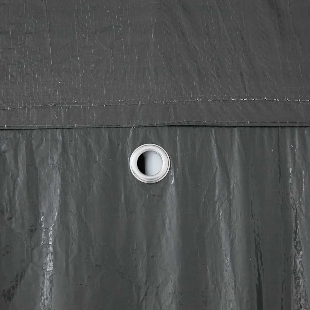Tenda Party Antracite 600 x 400 x 266 cm Polietilene e Acciaio
