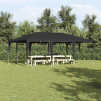 Tenda Party Antracite 600 x 400 x 266 cm Polietilene e Acciaio