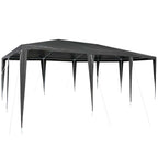Tenda Party Antracite 600 x 400 x 266 cm Polietilene e Acciaio