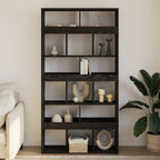Armadio per Libri 2 pcs Rovere Nero 100 x 33 x 187,5 cm