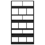 Armadio per Libri 2 pcs Rovere Nero 100 x 33 x 187,5 cm