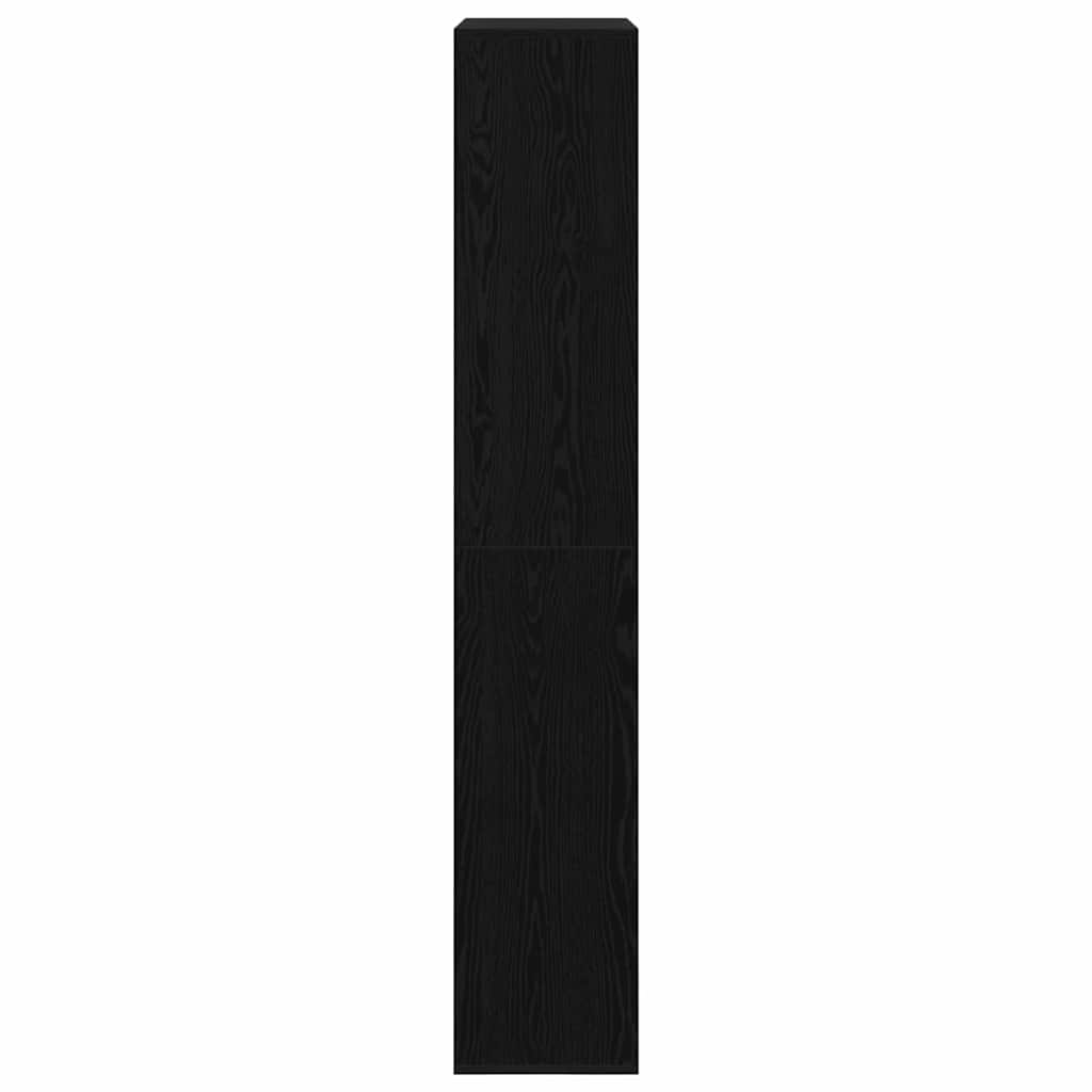 Armadio per Libri 2 pcs Rovere Nero 100 x 33 x 187,5 cm