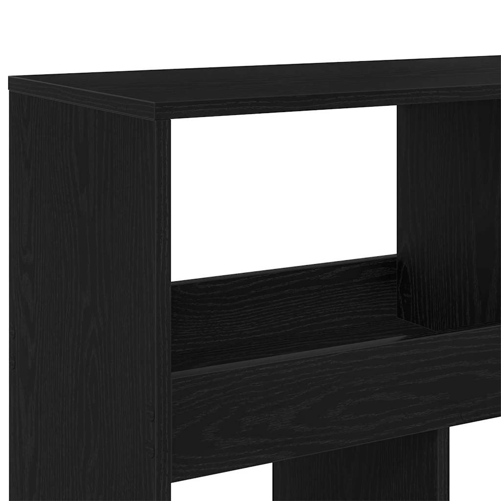Armadio per Libri 2 pcs Rovere Nero 100 x 33 x 93.75 cm