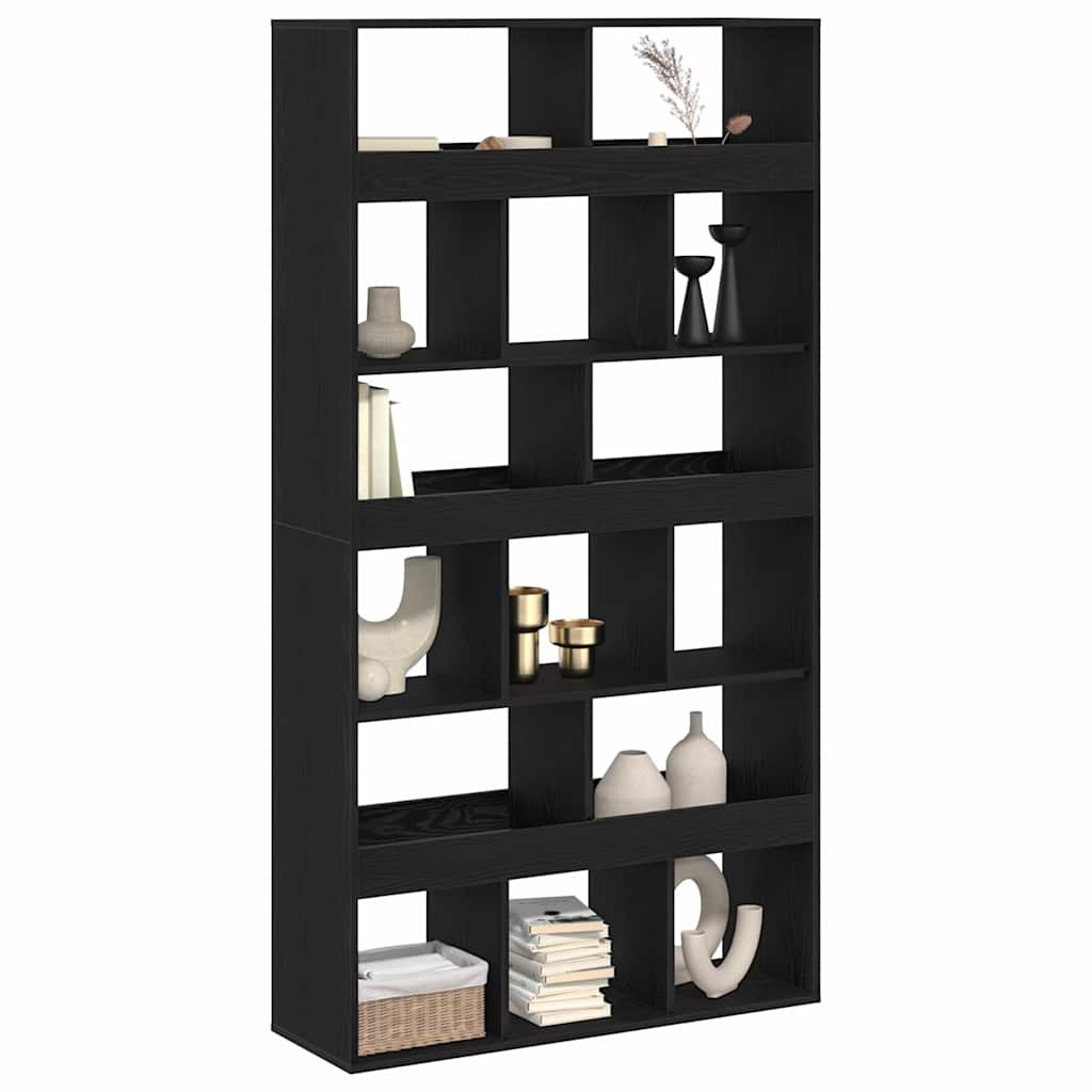 Armadio per Libri 2 pcs Rovere Nero 100 x 33 x 93.75 cm
