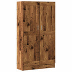 Libreria Legno Antico 82,5x30,5x150 cm in Legno Multistrato