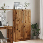 Libreria Legno Antico 82,5x30,5x150 cm in Legno Multistrato