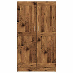 Libreria Legno Antico 82,5x30,5x150 cm in Legno Multistrato