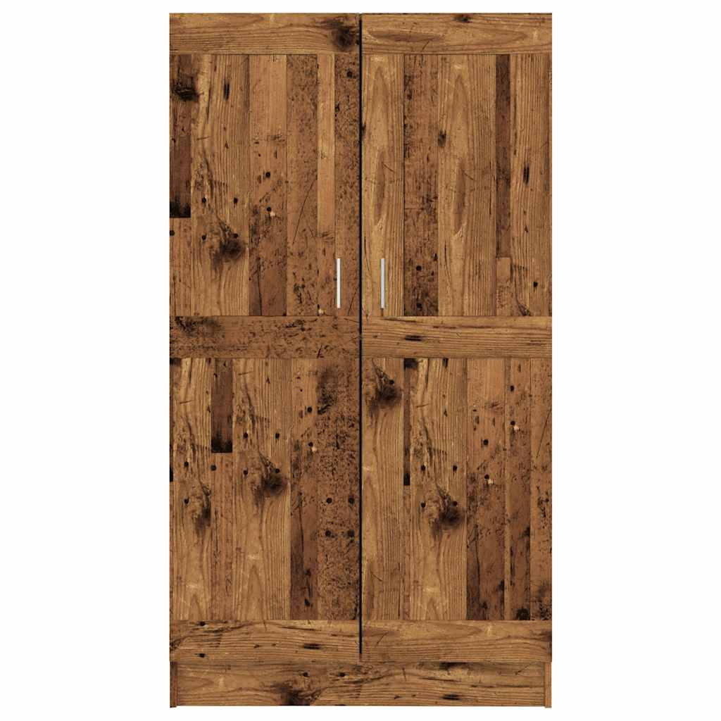 Libreria Legno Antico 82,5x30,5x150 cm in Legno Multistrato