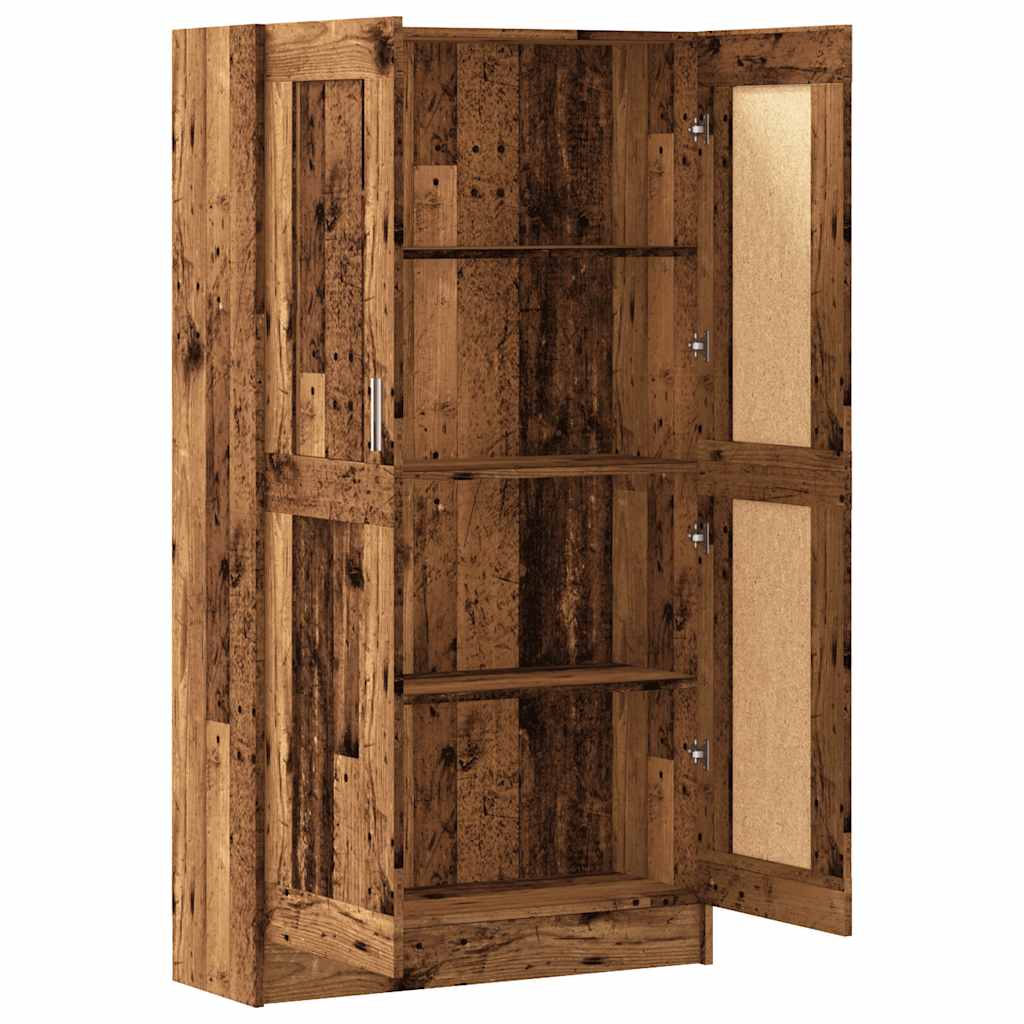 Libreria Legno Antico 82,5x30,5x150 cm in Legno Multistrato