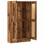 Libreria Legno Antico 82,5x30,5x150 cm in Legno Multistrato