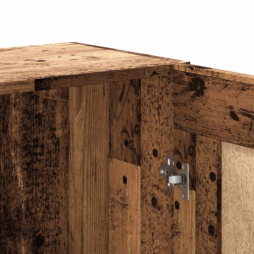 Libreria Legno Antico 82,5x30,5x150 cm in Legno Multistrato