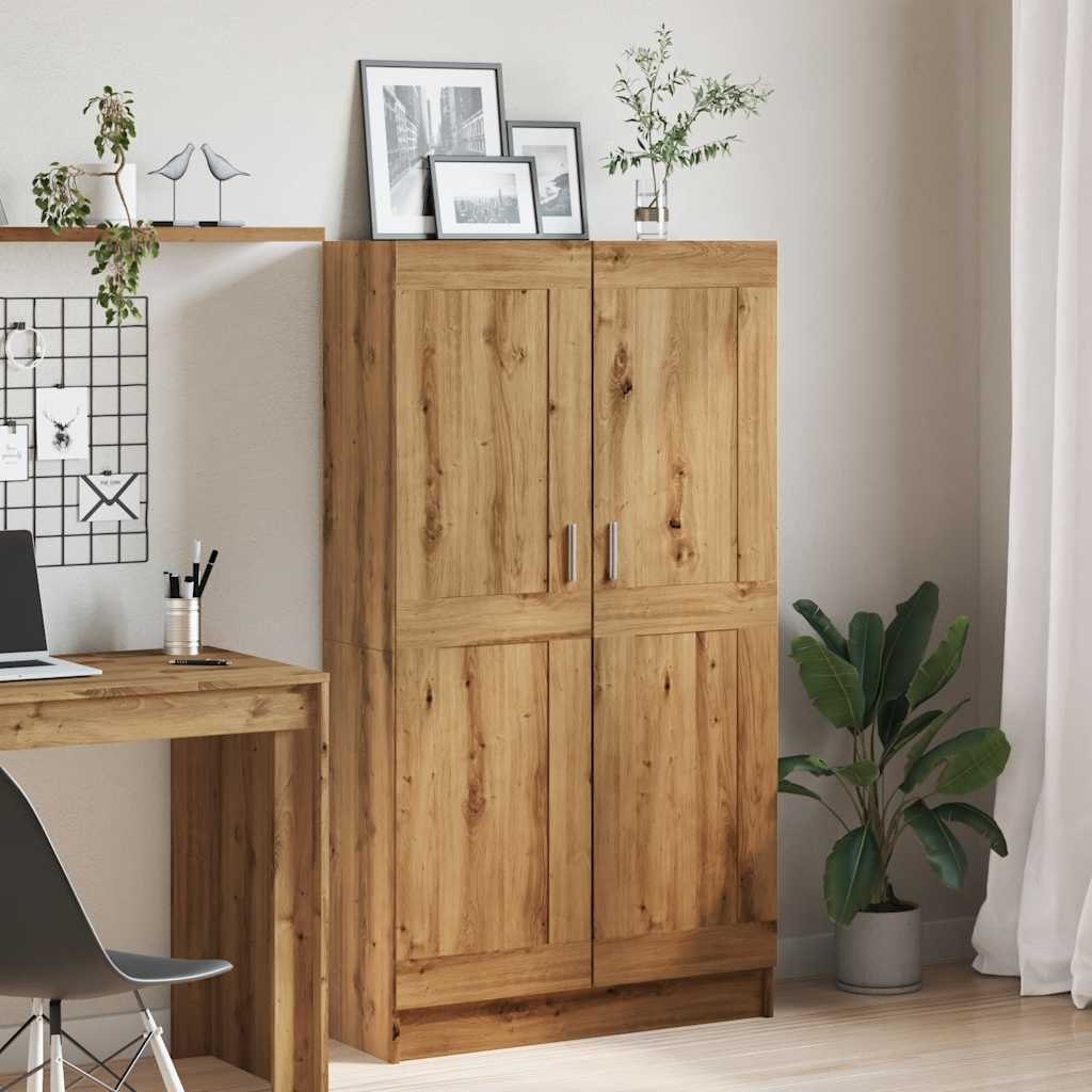 Libreria Rovere Artigianale 82,5x30,5x150 cm Legno Multistrato