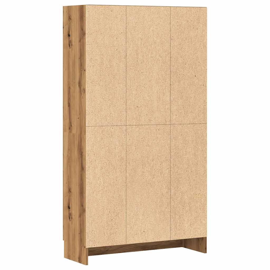 Libreria Rovere Artigianale 82,5x30,5x150 cm Legno Multistrato