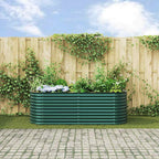 Letto Rialzato Verde 240 x 80 x 81 cm Acciaio