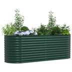 Letto Rialzato Verde 240 x 80 x 81 cm Acciaio