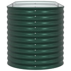 Letto Rialzato Verde 240 x 80 x 81 cm Acciaio