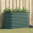 Letto Rialzato Verde 160 x 80 x 81 cm Acciaio